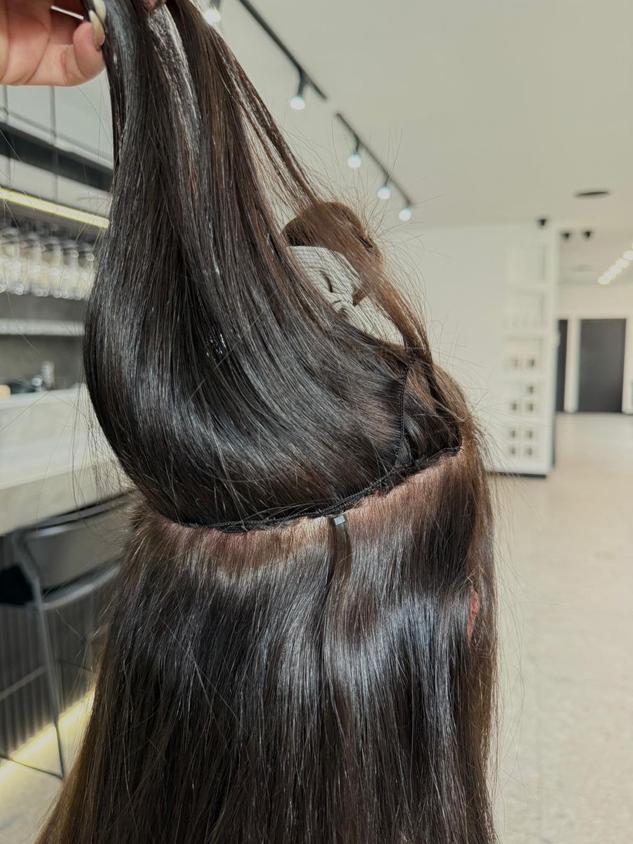 The underside of the weft