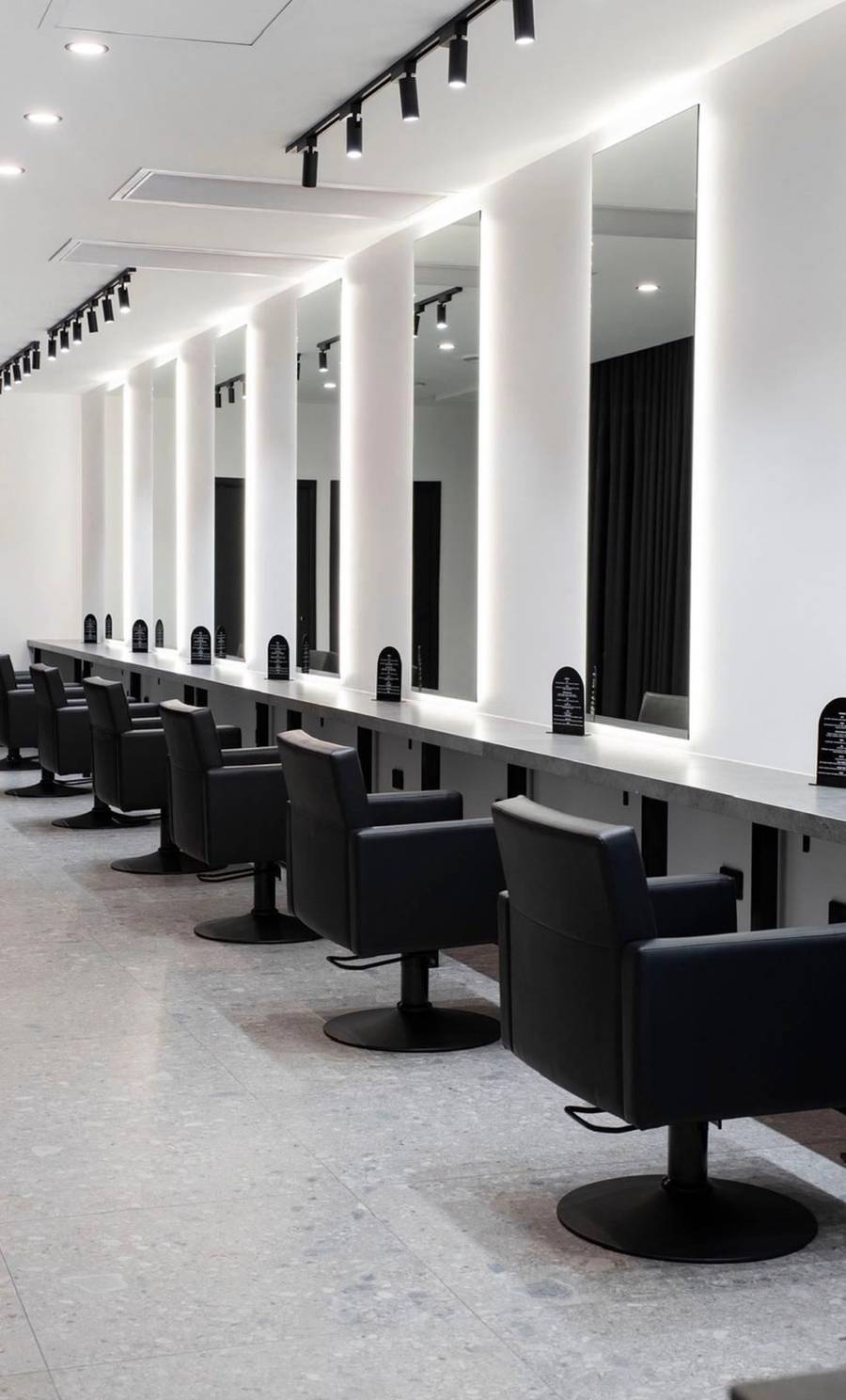 The salon floor at Amaraa Hair